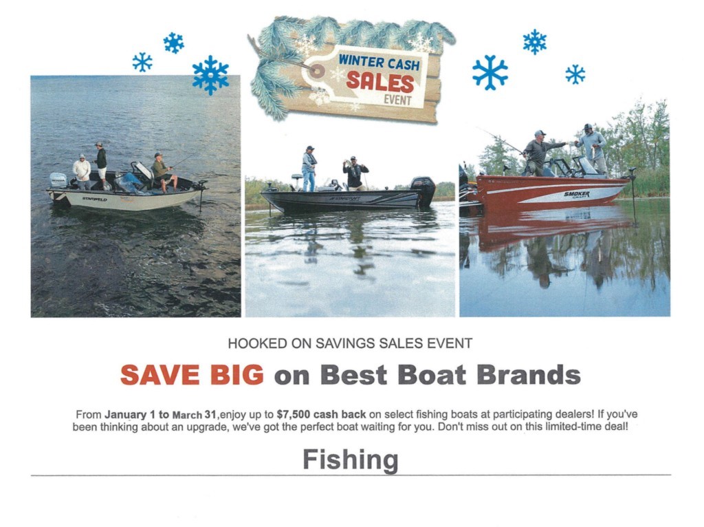 Winter Cash Sales Event Up to $7500 cash back.